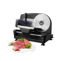 AICOK 150W Meat Slicer, Deli & Food Slicer with Removable 7.5’’ Stainless Steel Blade with 0-15mm Adjustable Thickness Knob for Meat, Cheese, Bread